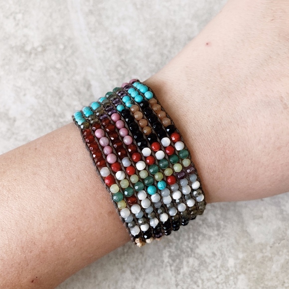 Chan Luu Jewelry - Chan Luu Multi Bead Cuff Bracelet Chan Luu Jewelry - Chan Luu Multi Bead Cuff Bracelet